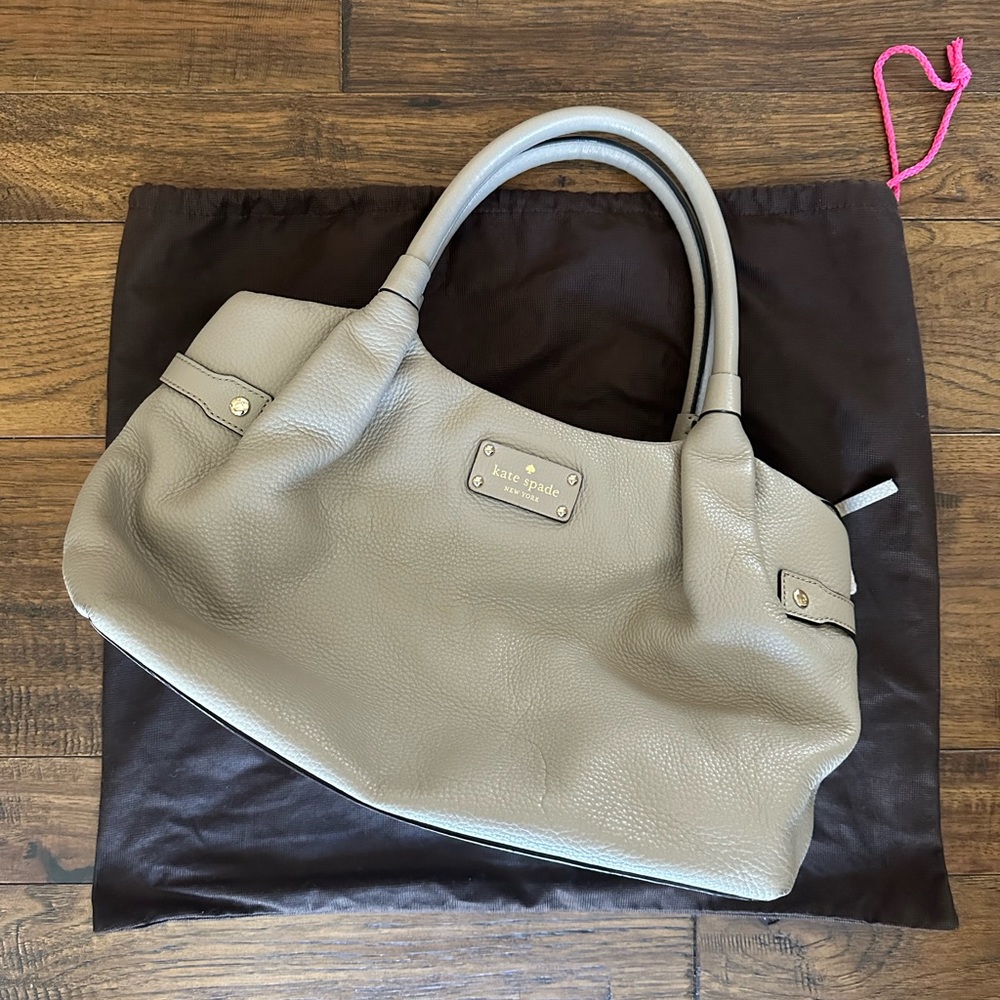 Kate Spade double handle zipper top purse